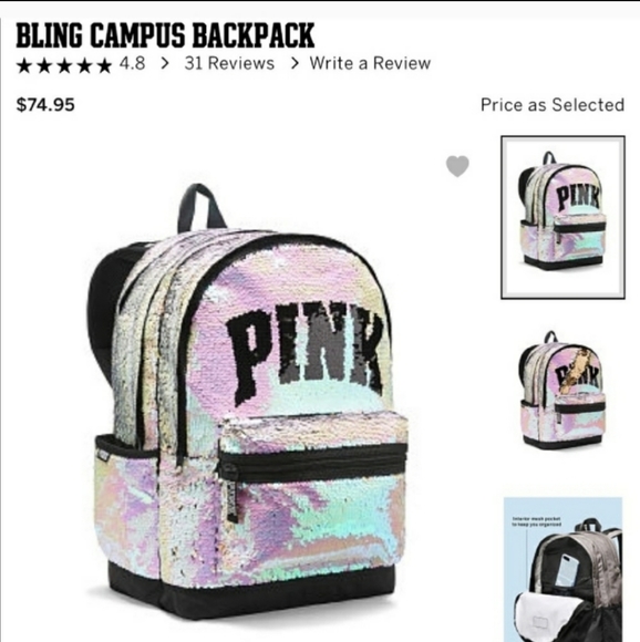 bling campus backpack